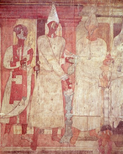 Scene of a sacrifice by Conon and his family, from the Temple of Bel, Dura Europos by Syrian